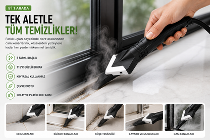 Nexora™ 5'i 1 Arada Derz ve Silikon Temizleme Kazıyıcı