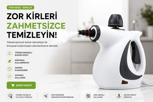 Nexora SteamPro™ Çevre Dostu El Tipi Buharlı Temizleyici