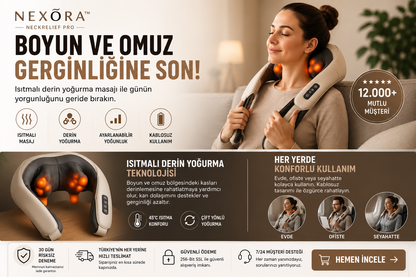 Nexora™ | Ağrısız Yaşam Boyun ve Omuz Ağrılarına Karşı Rahatlama Desteği