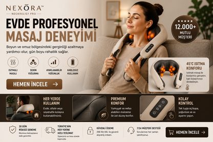 Nexora™ | Ağrısız Yaşam Boyun ve Omuz Ağrılarına Karşı Rahatlama Desteği